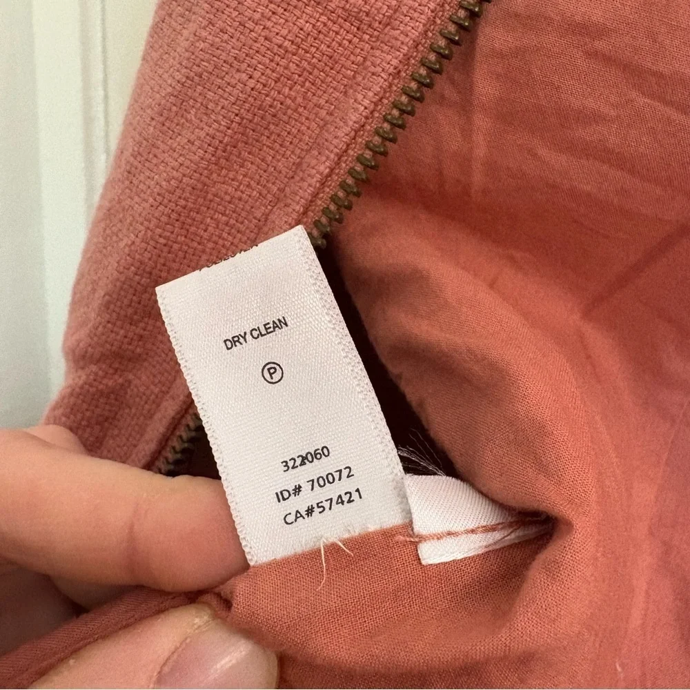 Ann Taylor LOFT Women's Pink Blazer Jacket Linen and Cotton Blend Size 8